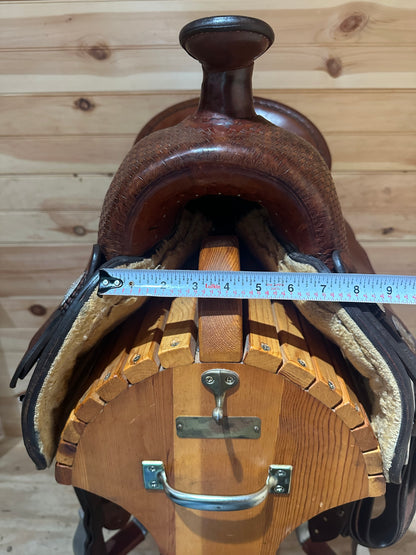 16” Crates A-Fork Slick seat Ranch Western Saddle Model 256