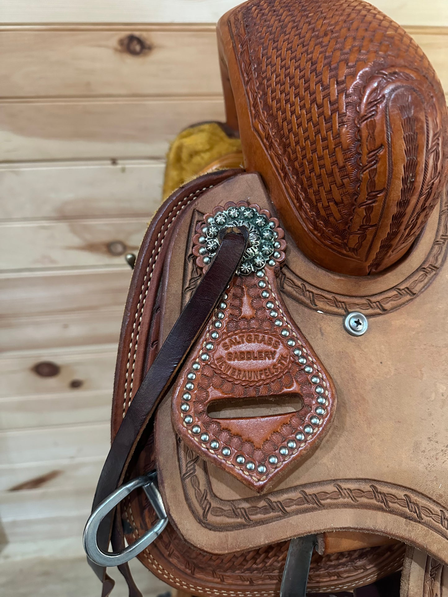 16” Saltgrass Saddlery Ranch Roper Western Saddle