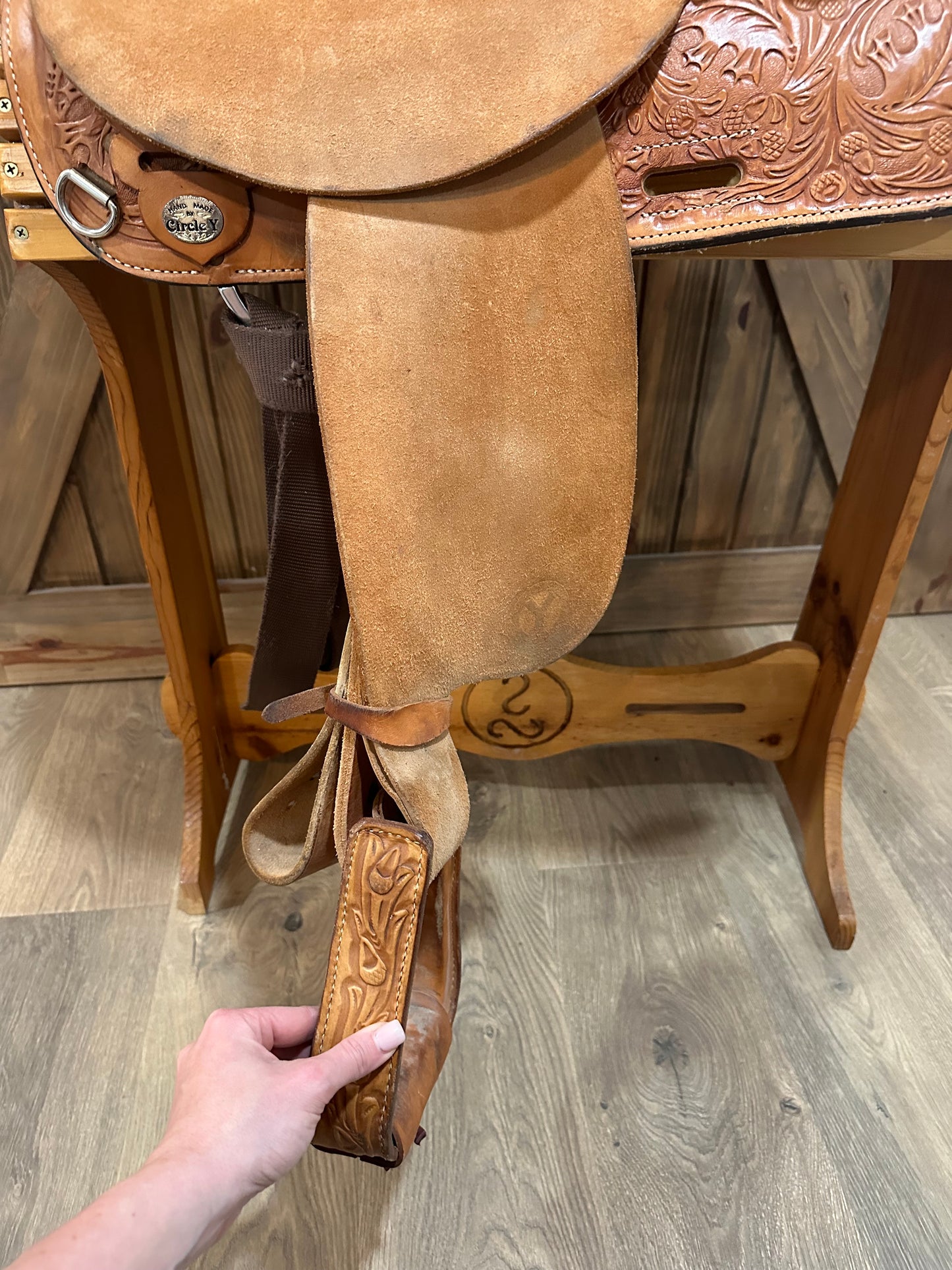 14” Circle Y Proven Barrel Racing Saddle