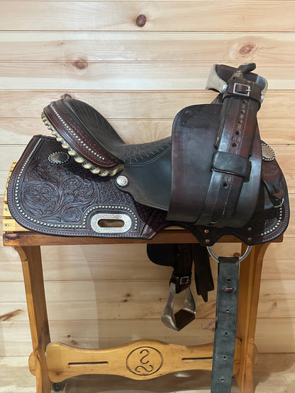 15” Billy Cook BW Barrel Racing Saddle Model 1930