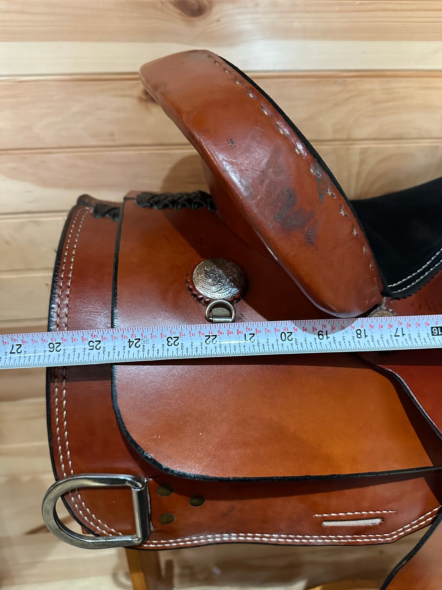 16” Dakota Sweptback Trainer Western Work Saddle Model 421