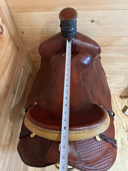 16” Tex Tan Hereford Association Ranch Roper Western Saddle