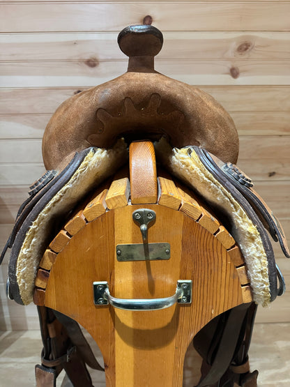 16" Big Horn Training Reiner Western Work Saddle Model 858