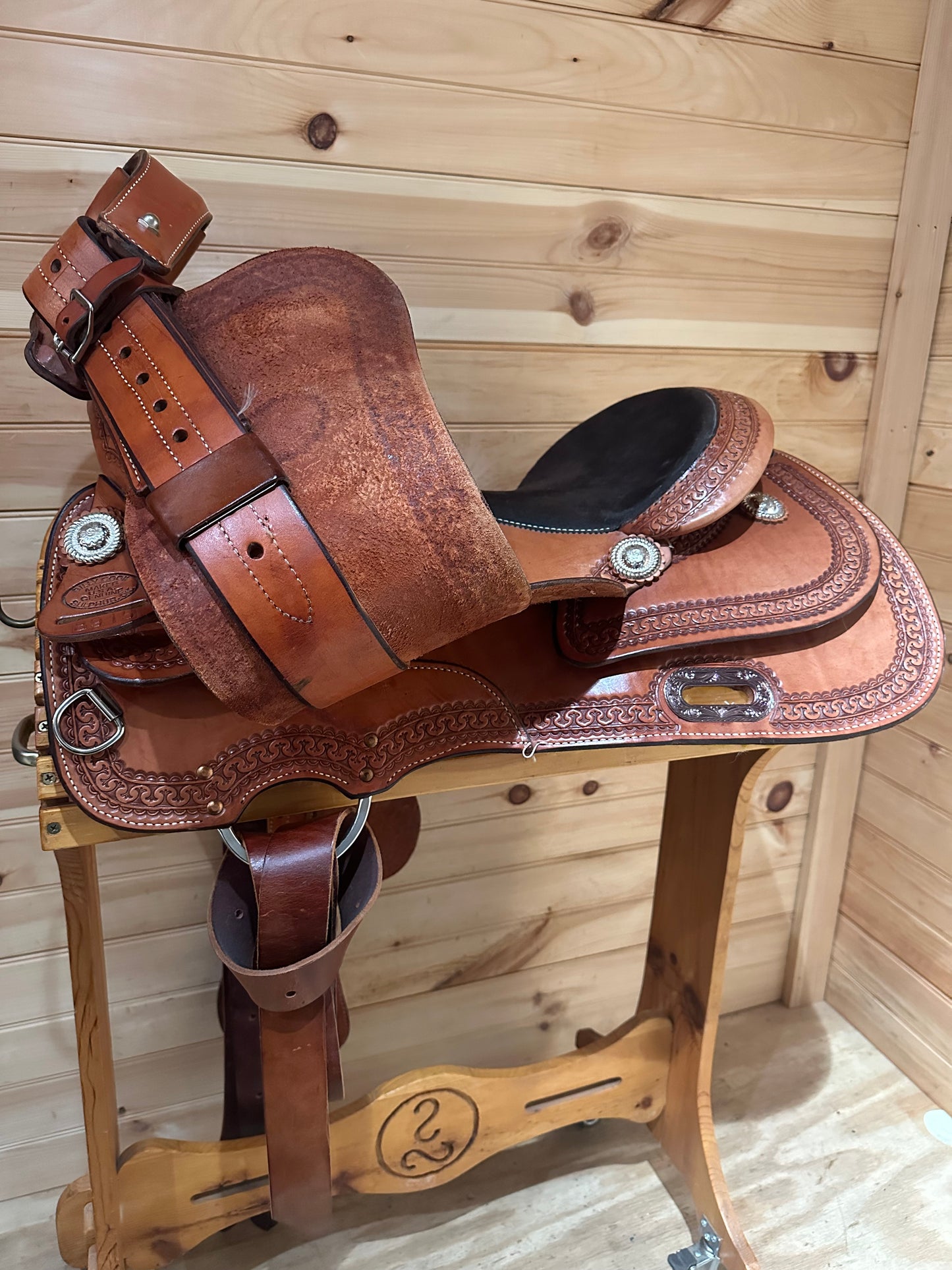 16” Billy Cook Maker Sulphur OK Reiner Western Saddle Model 8915