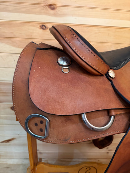 15” Rocking R Western Work Training Saddle Model 1300