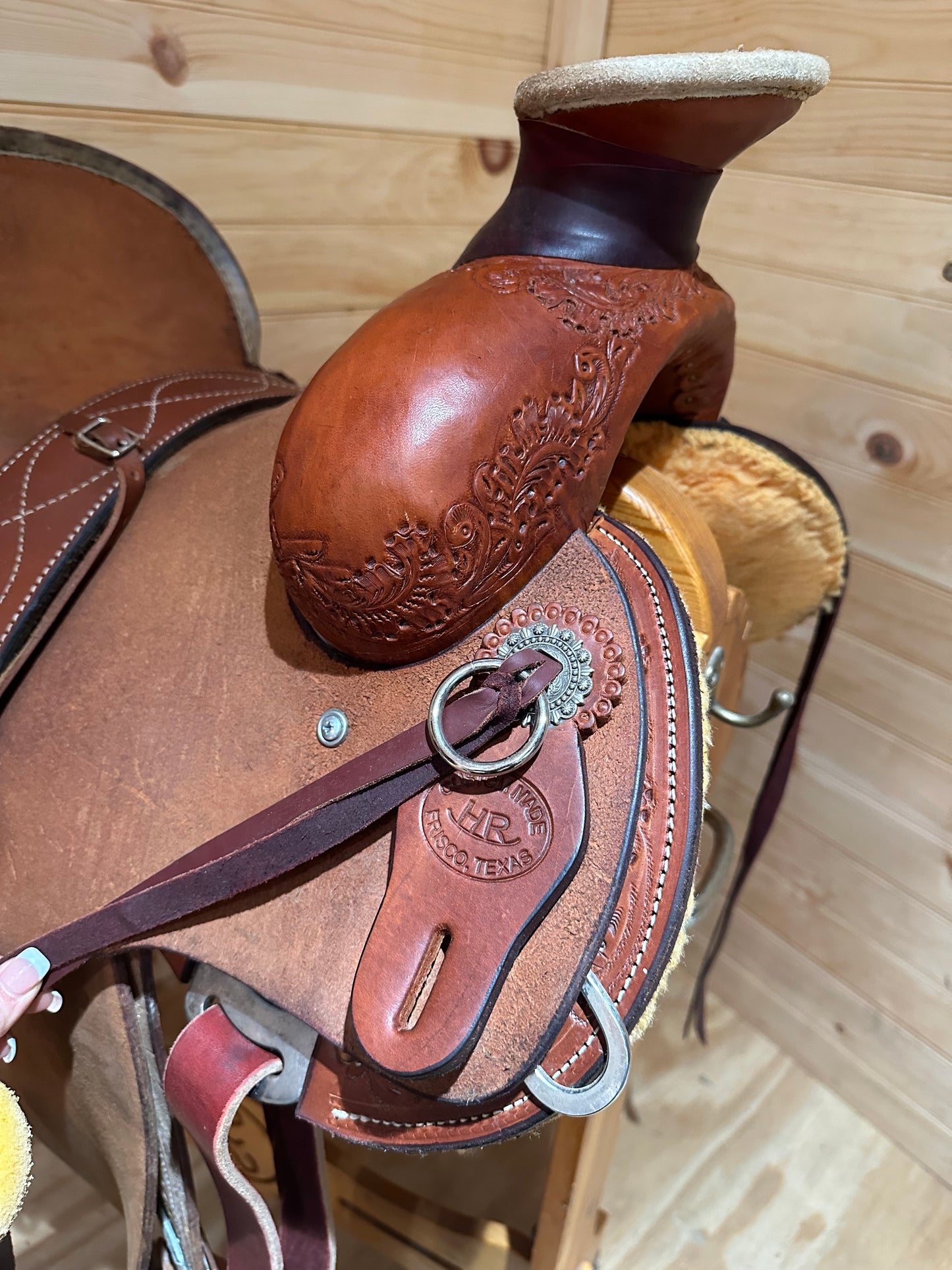 15” Hud Roberts Staci James Ladies Western Ranch Saddle by HR Saddlery