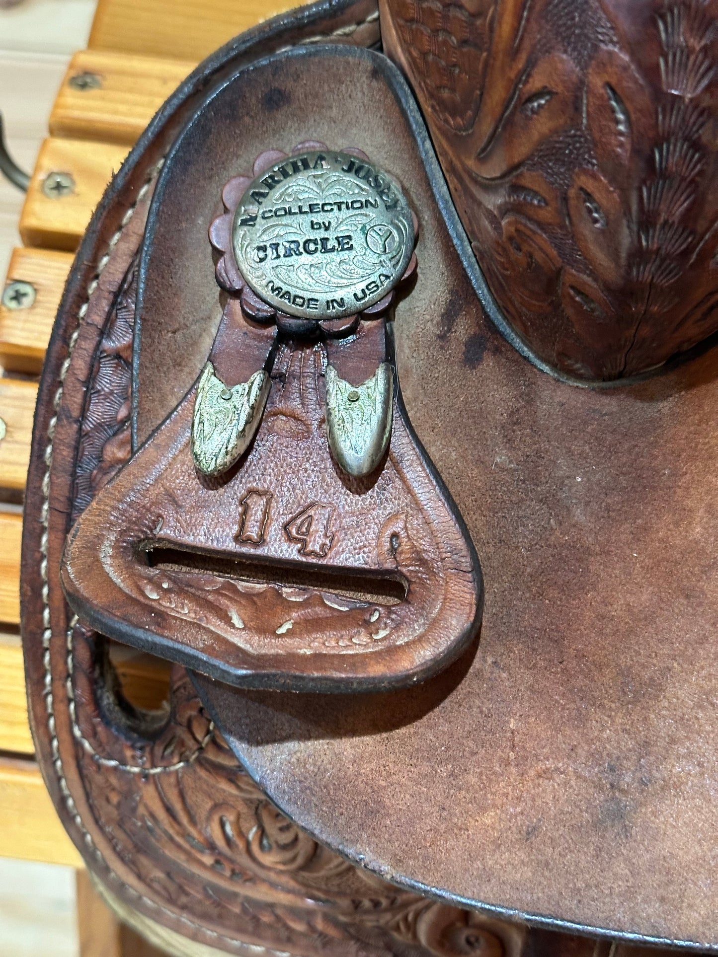 14” Circle Y Martha Josey Ultimate Barrel Racing Saddle Model 1173