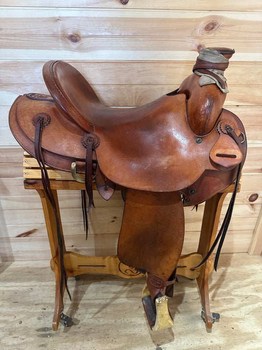 16” McCall Lady Pendleton Western Saddle Model 349-505