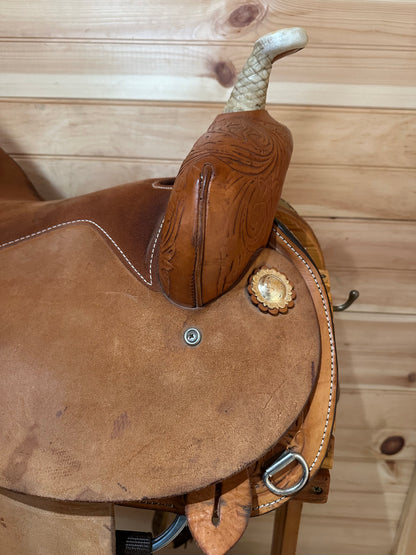 16” Circle Y Proven Barrel Racing Saddle Model 3649