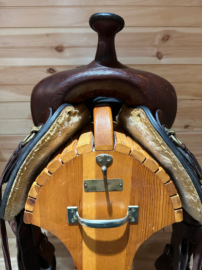 17” Big Horn Deluxe Equi-fit Flex Western Trail Saddle Model 1655