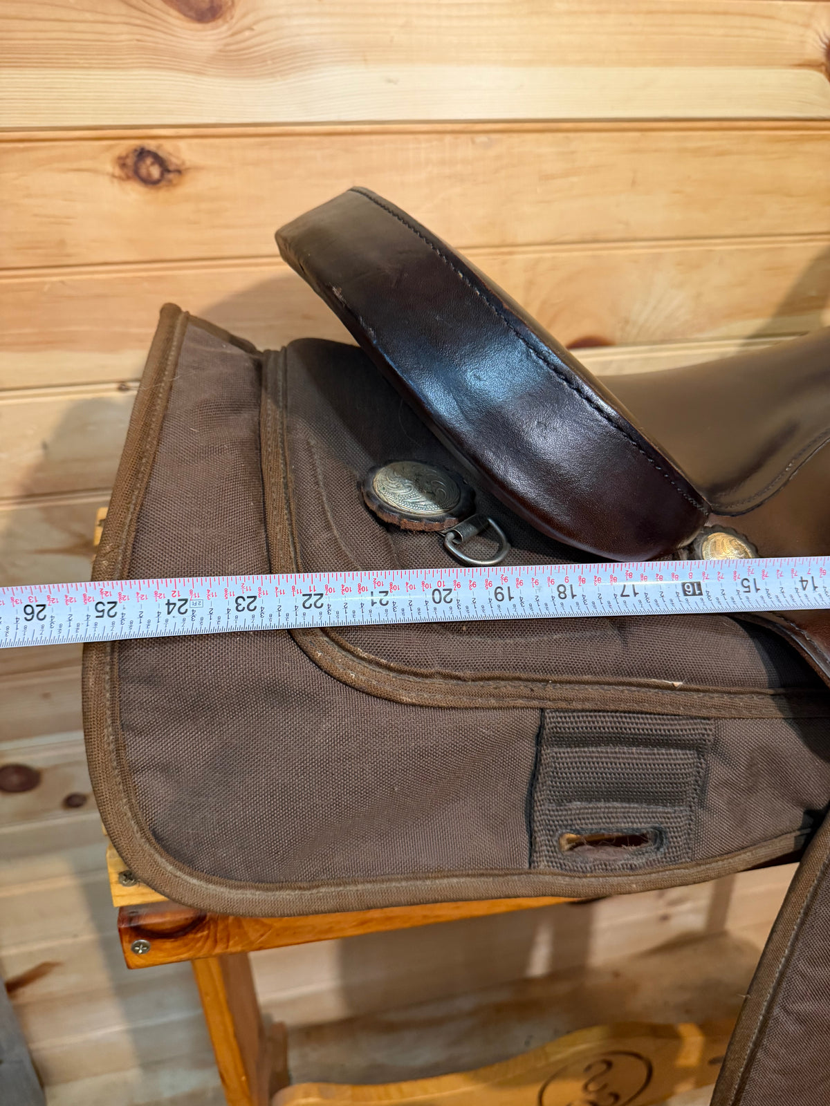 15.5” Big Horn Haflinger Western Trail Saddle Model 295