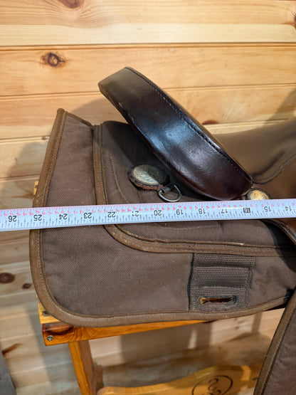 15.5” Big Horn Haflinger Western Trail Saddle Model 295