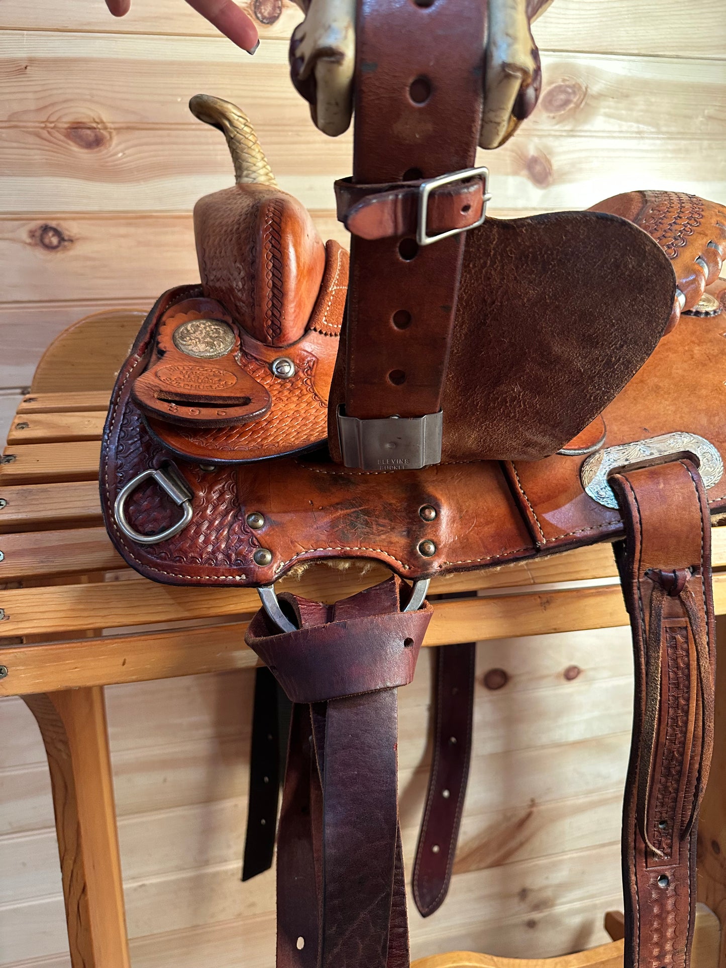10” Billy Cook Maker Sulphur, OK Maker Youth Western Saddle Model 896