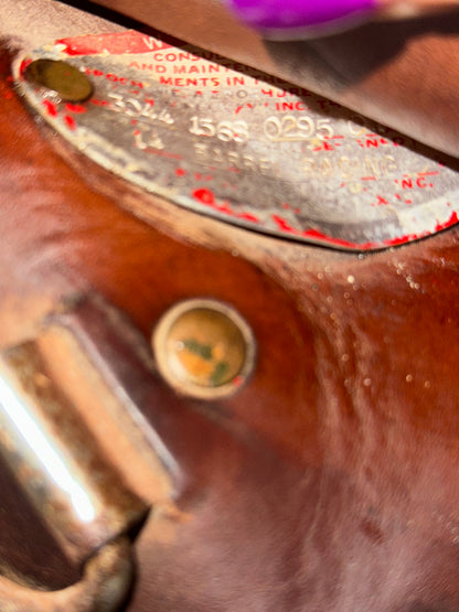 15” Circle Y Barrel Racing Saddle Model 3044