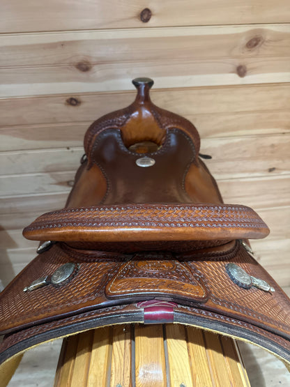 16” Billy Cook Classic Reiner Sulphur OK Western Saddle Model 6005