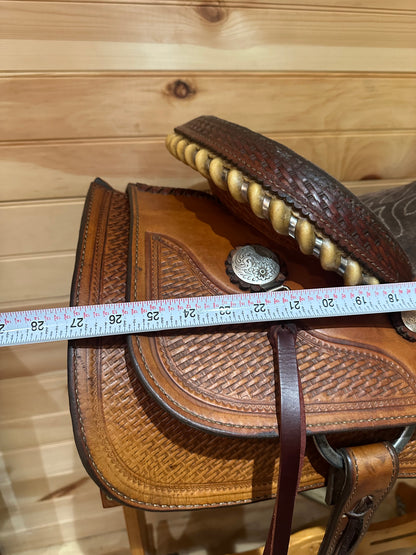 15.5” Crates Team Roper Western Saddle Model 4762