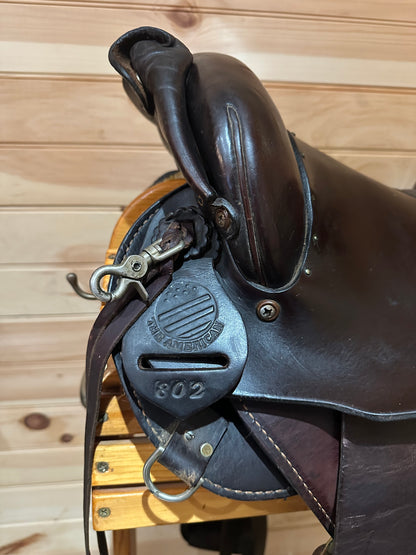 16.5” Circle A American Saddlery Endurance Trail Saddle Model 802