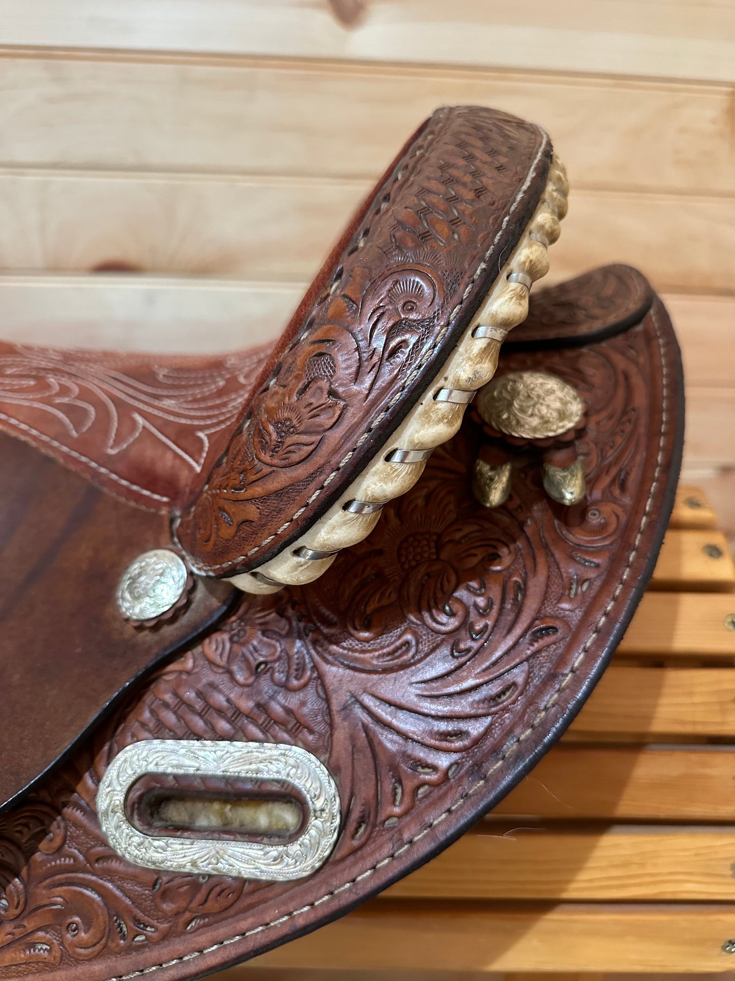 14” Circle Y Martha Josey Ultimate Barrel Racing Saddle Model 1173