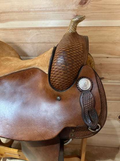 16” Crates Equi-Fit Reiner Western Saddle Model 4527