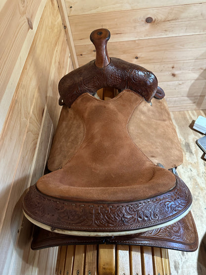 15” Circle Y Proven Barrel Racing Western Saddle