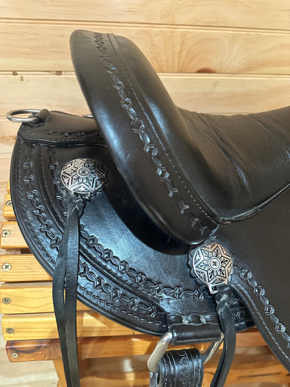 15” Circle Y Salt River Flex2 Western Trail Saddle model 1667