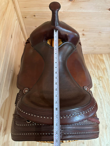 16” Circle Y Shawnee Flex-Lite Western Trail Saddle Model 1654