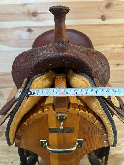 17” Circle Y Cutter Pat Earnheart Western Saddle Model 1345
