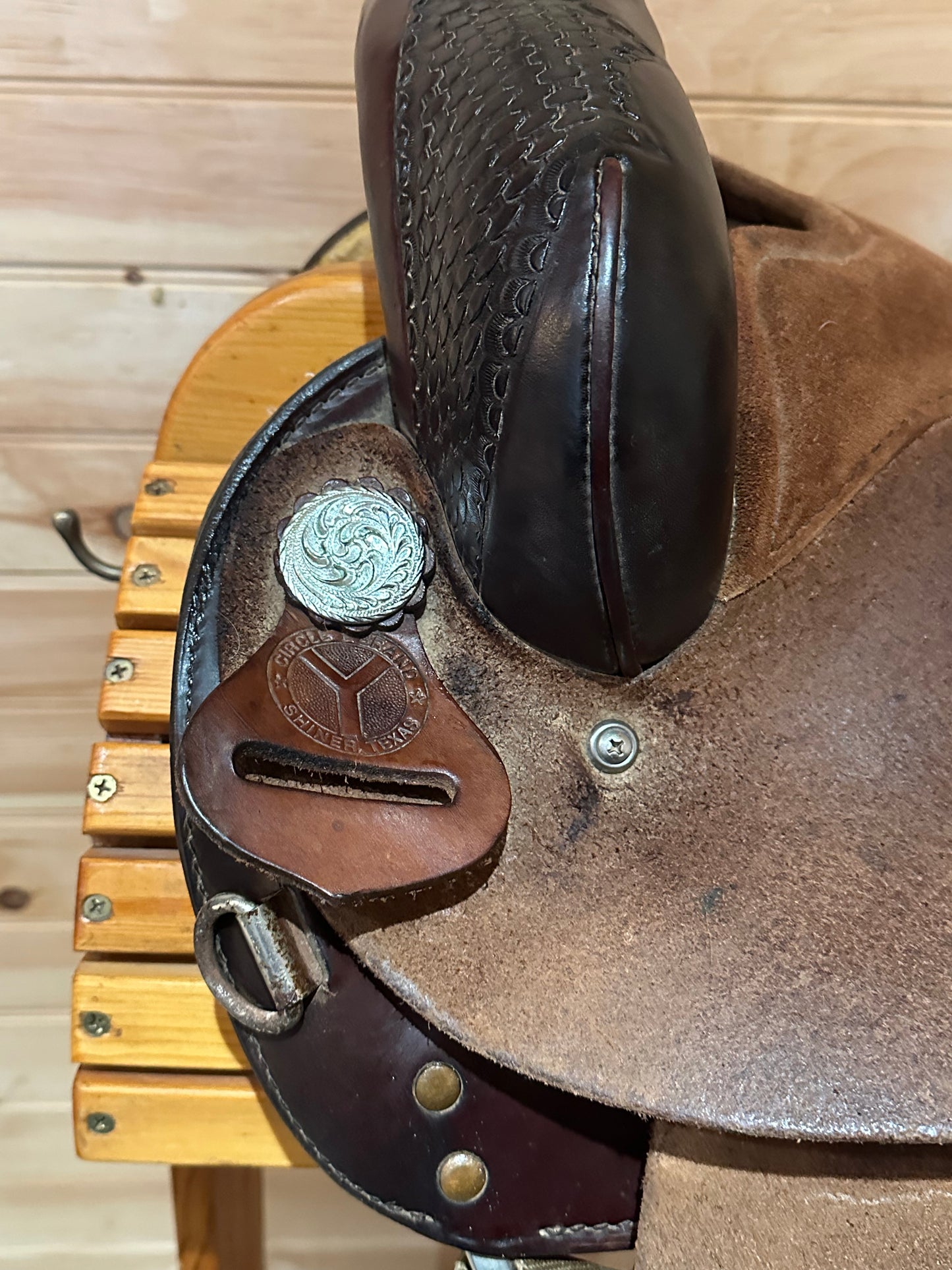 15” Circle Y Barrel Racing Saddle Model 3044