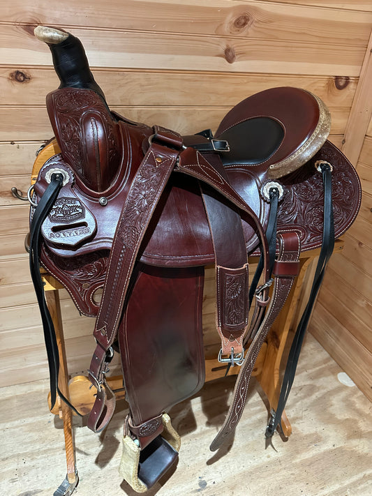 16” McCall Mclite All Around Western Saddle A017 123