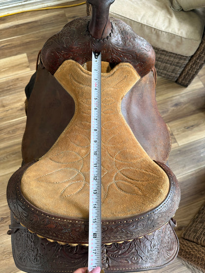 15” Circle Y Martha Josey Barrel Racing Saddle Model 3575