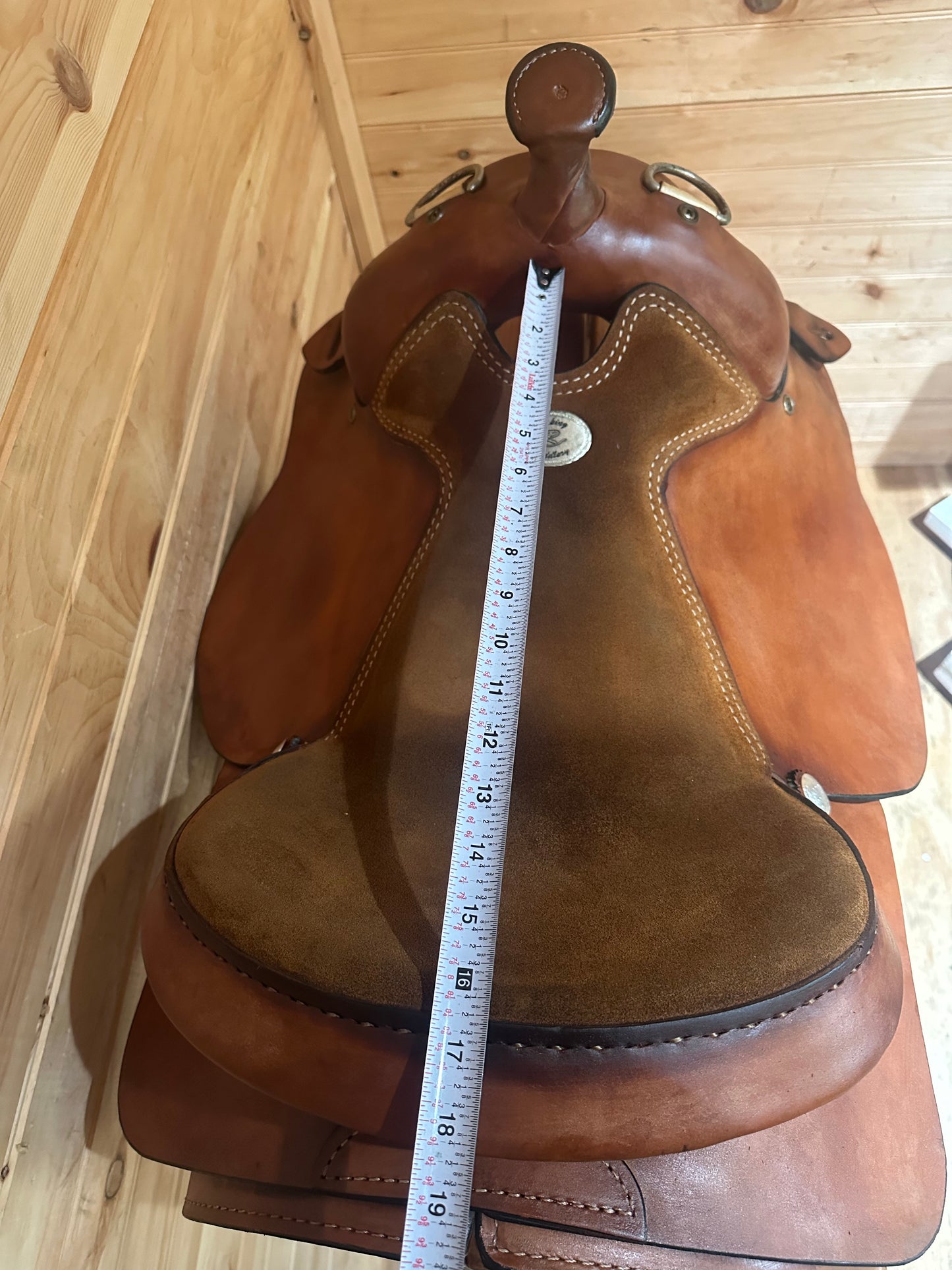 16.5” Rocking R Western Work Training Saddle