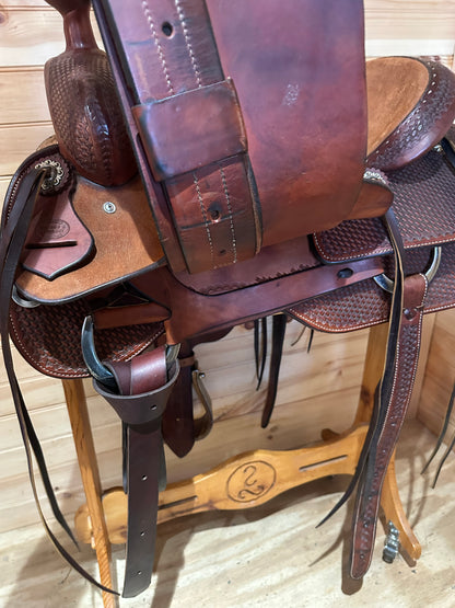 16” Diamond K Saddlery Ranch Roper Western Saddle