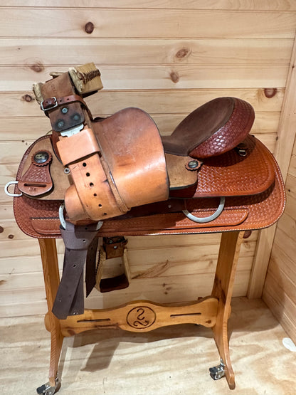 16” Tex Tan Hereford Team Roper Western Saddle Model PT4-110785