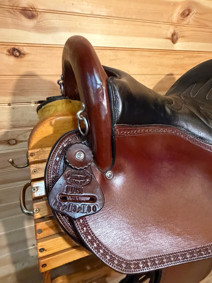 18” Double Creek Saddlery Henry Miller Gaited Endurance Trail Saddle # 115