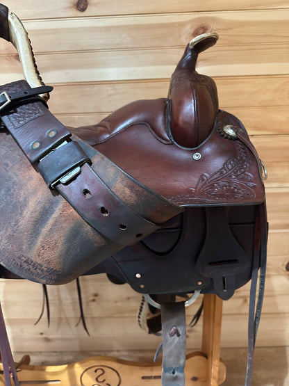 17.5” Tucker Ranch Hand Western Trail Saddle Model 250