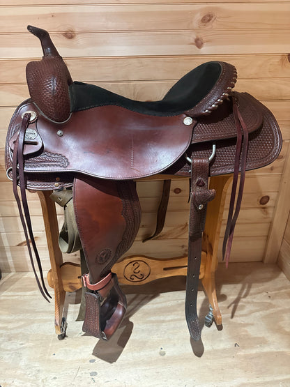 18” Circle Y Team Penner Western saddle model 1630