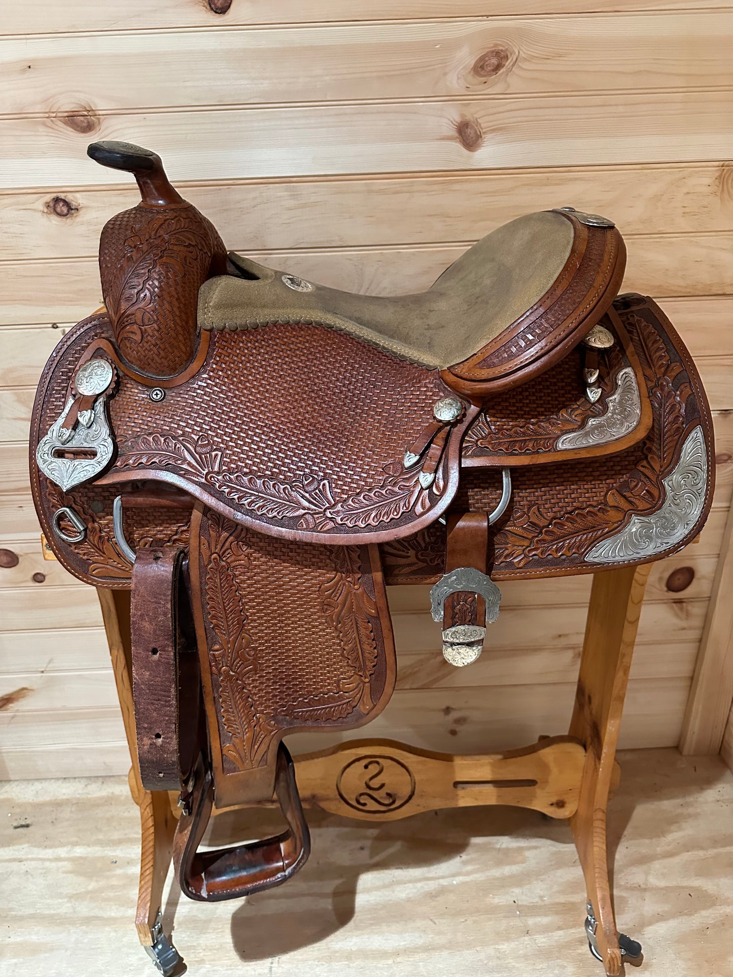 14” Alamo Saddlery Western Show Saddle