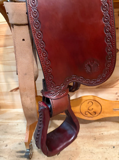 16” Circle Y Alpine Flex2 Western Trail Saddle Model 2377 (2018)
