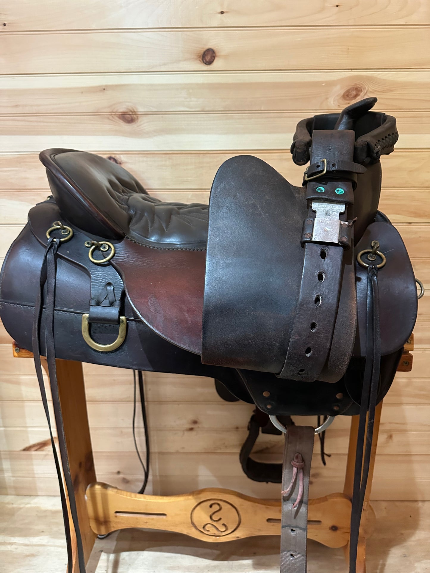 17.5” Tucker Saddlery Cheyenne Western Trail Saddle Model 157