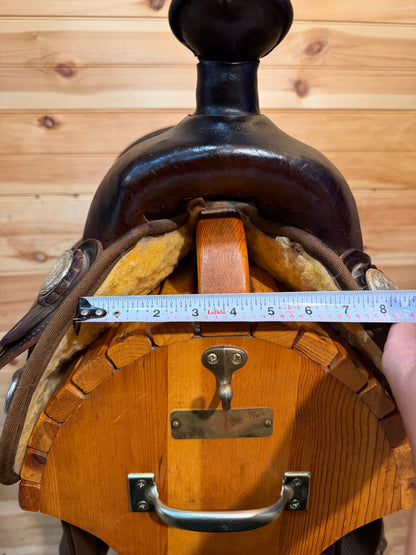 15.5” Big Horn Haflinger Western Trail Saddle Model 295