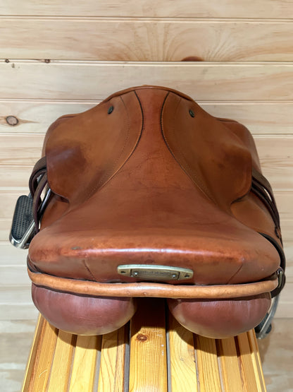 17.5” Stubben Edelweiss Close contact/Jumping Saddle 32cm