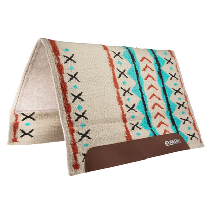 Synergy Flex Contour Performance Saddle Pad, Mojave, 33”x38” Merino Wool Fleece