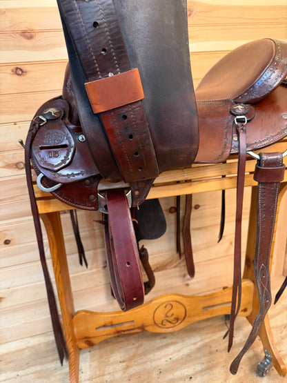 15” Clinton Anderson Aussie Stock Saddle by Martin Saddlery