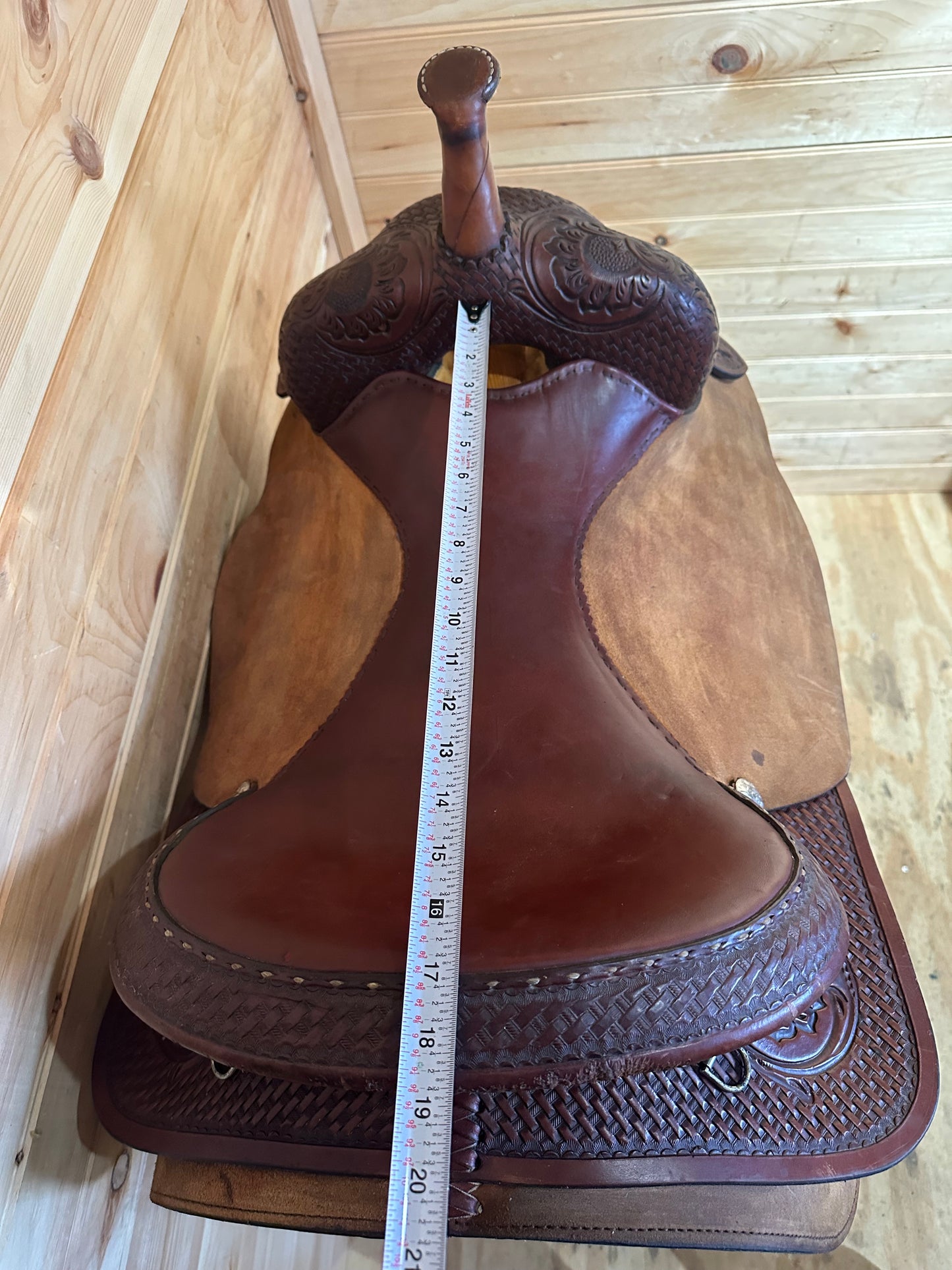 17” Circle Y Cutter Pat Earnheart Western Saddle Model 1345