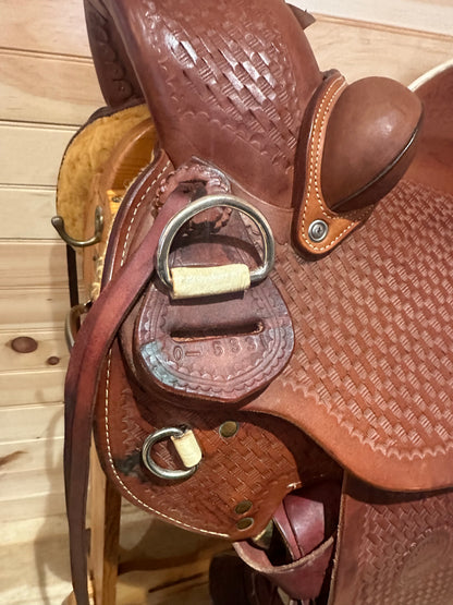 14.5” Colorado Saddlery Ranch Roping Western Saddle Model 0-5331