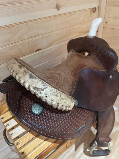 13” Circle Y Barrel Racing Western Saddle Model 2751