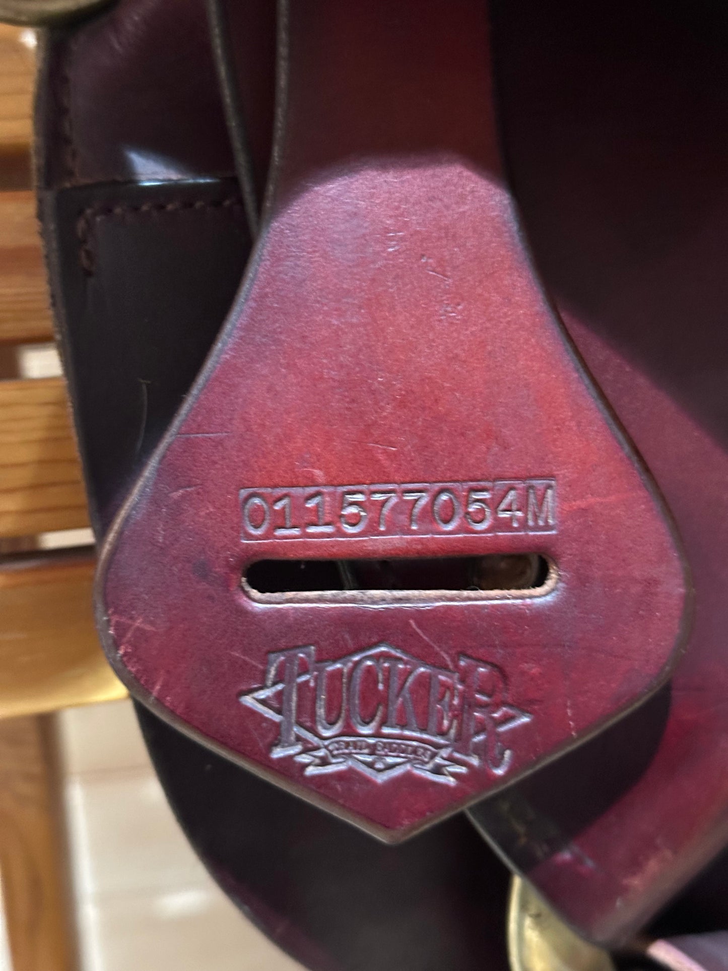 17.5” Tucker Saddlery Cheyenne Western Trail Saddle Model 157