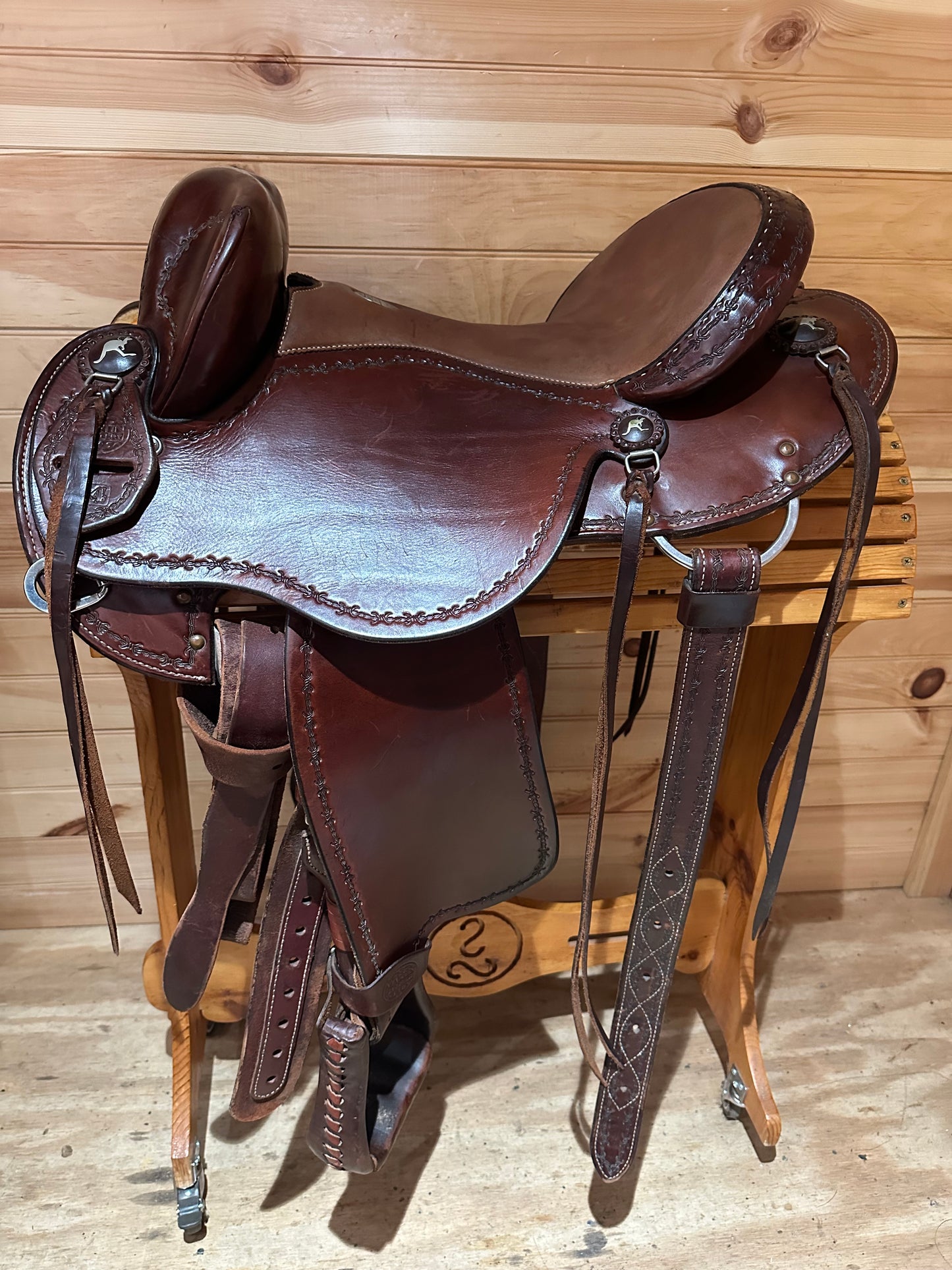 14” Clinton Anderson Aussie Stock Saddle by Martin Saddlery