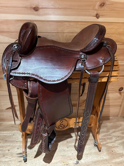 14” Clinton Anderson Aussie Stock Saddle by Martin Saddlery