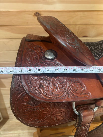 16” Billy Cook Maker Sulphur, OK Roping Western Saddle Model 2093